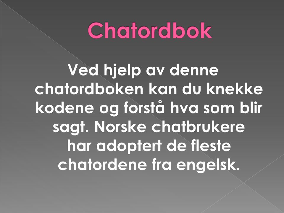 Chatordbok