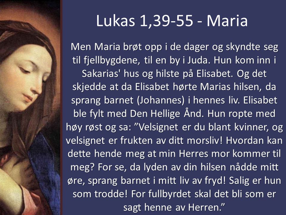 Lukas 1, Maria