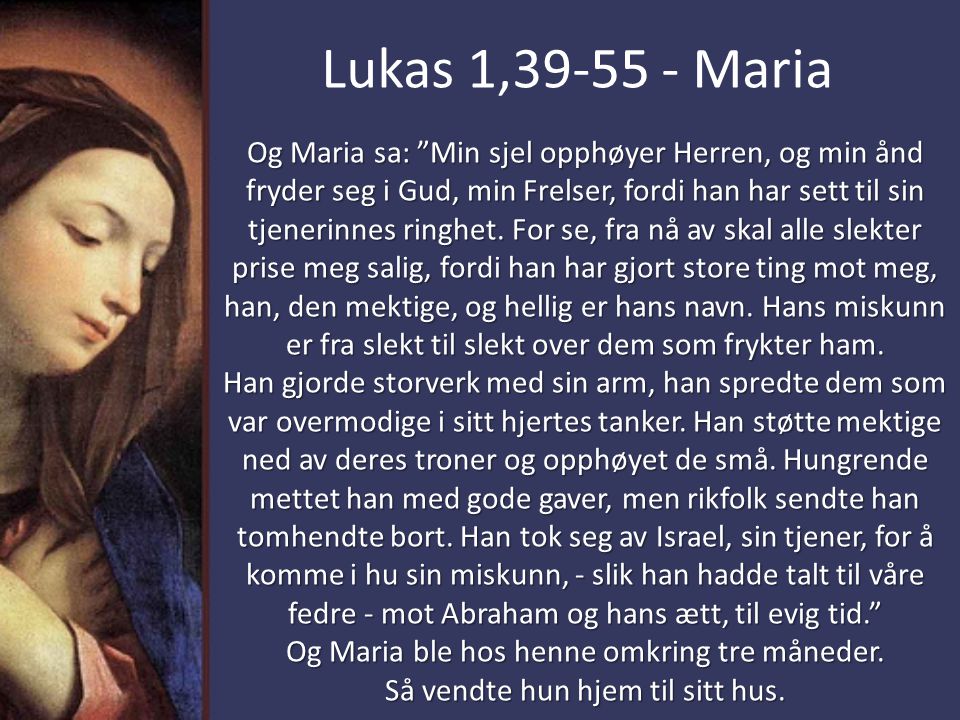 Lukas 1, Maria