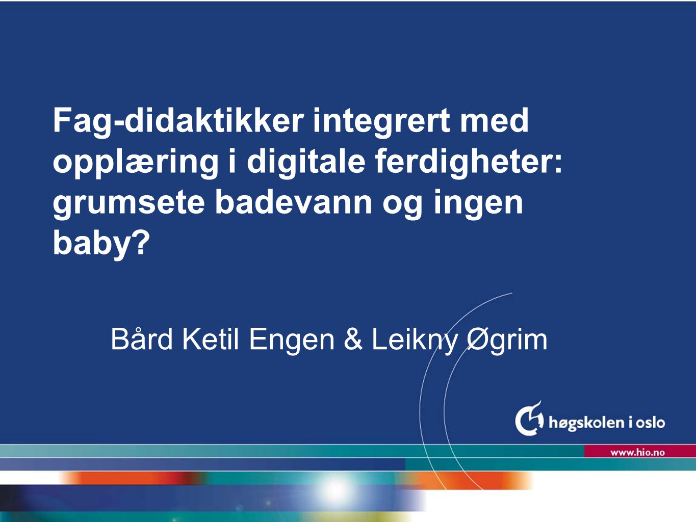 Bård Ketil Engen & Leikny Øgrim
