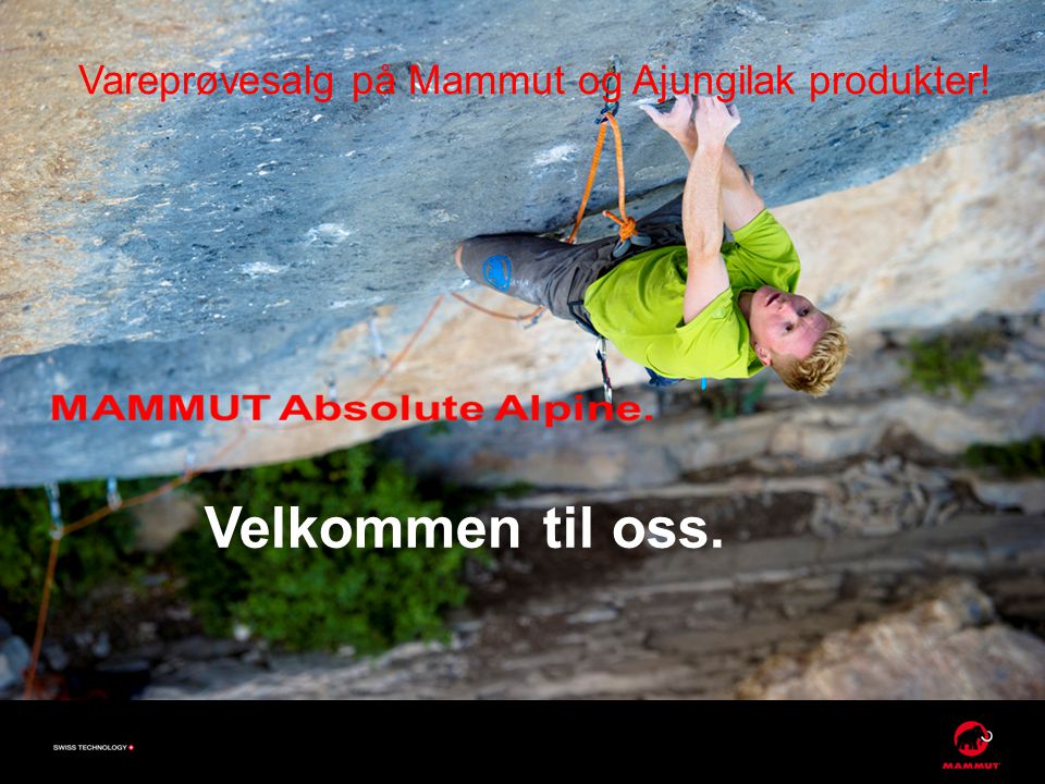 Vareprøvesalg på Mammut og Ajungilak produkter!