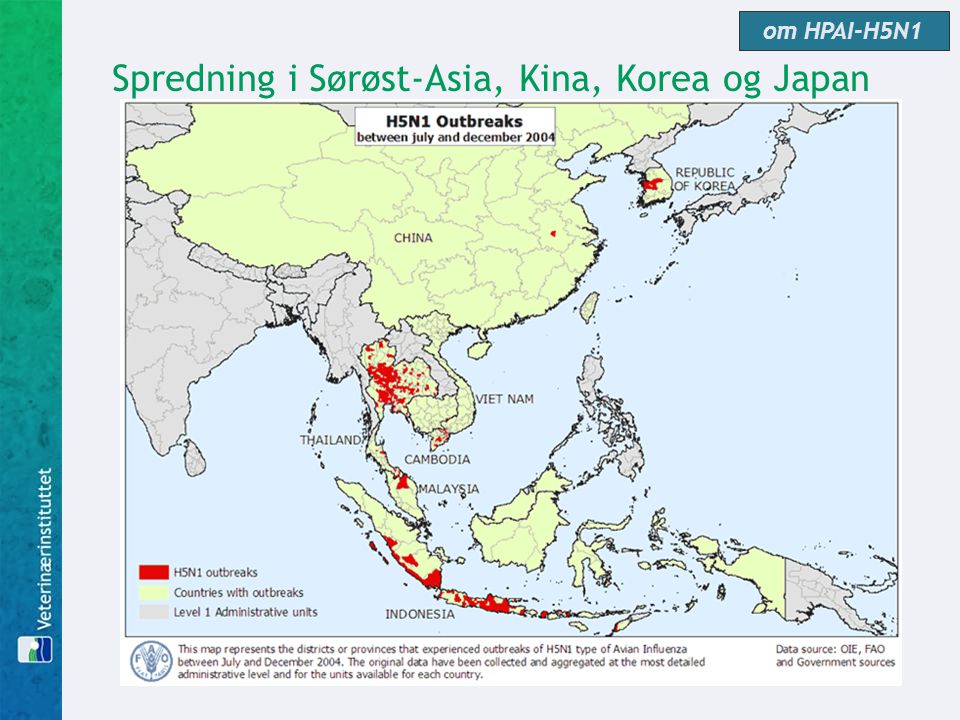 Spredning i Sørøst-Asia, Kina, Korea og Japan