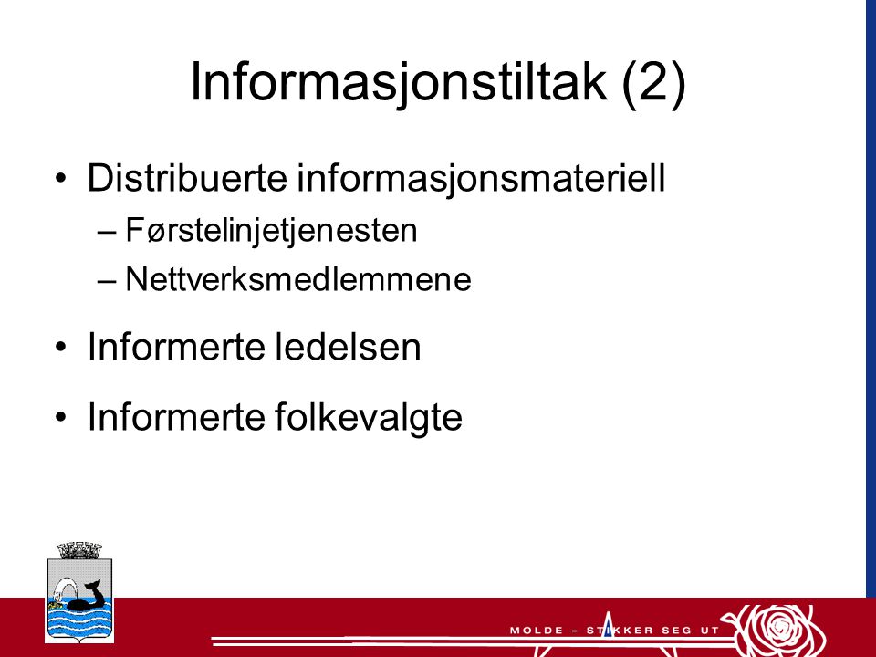 Informasjonstiltak (2)