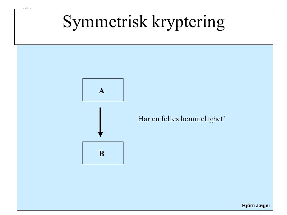 Symmetrisk kryptering