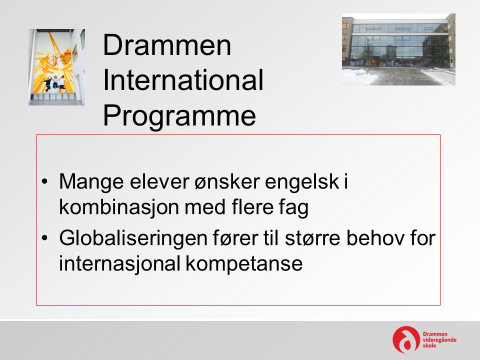 Drammen International Programme