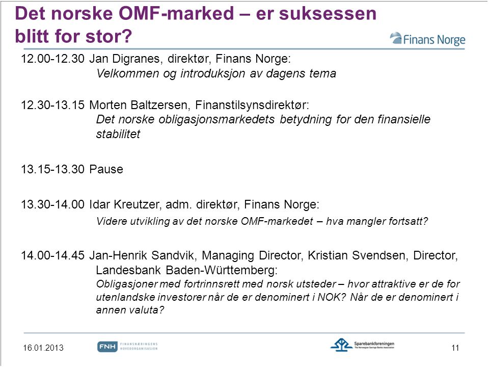 Det norske OMF-marked – er suksessen blitt for stor