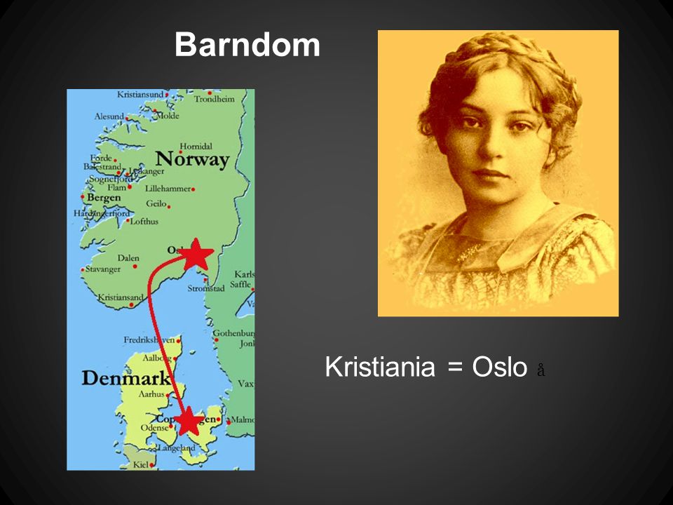 Barndom Kristiania = Oslo å