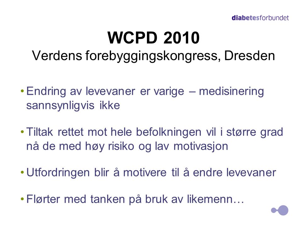 WCPD 2010 Verdens forebyggingskongress, Dresden
