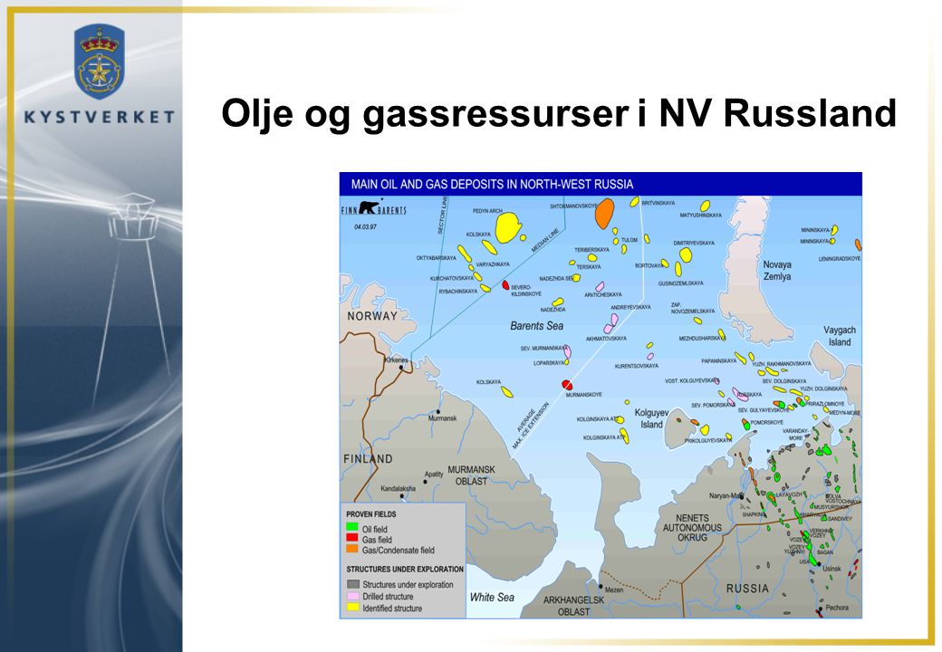 Olje og gassressurser i NV Russland