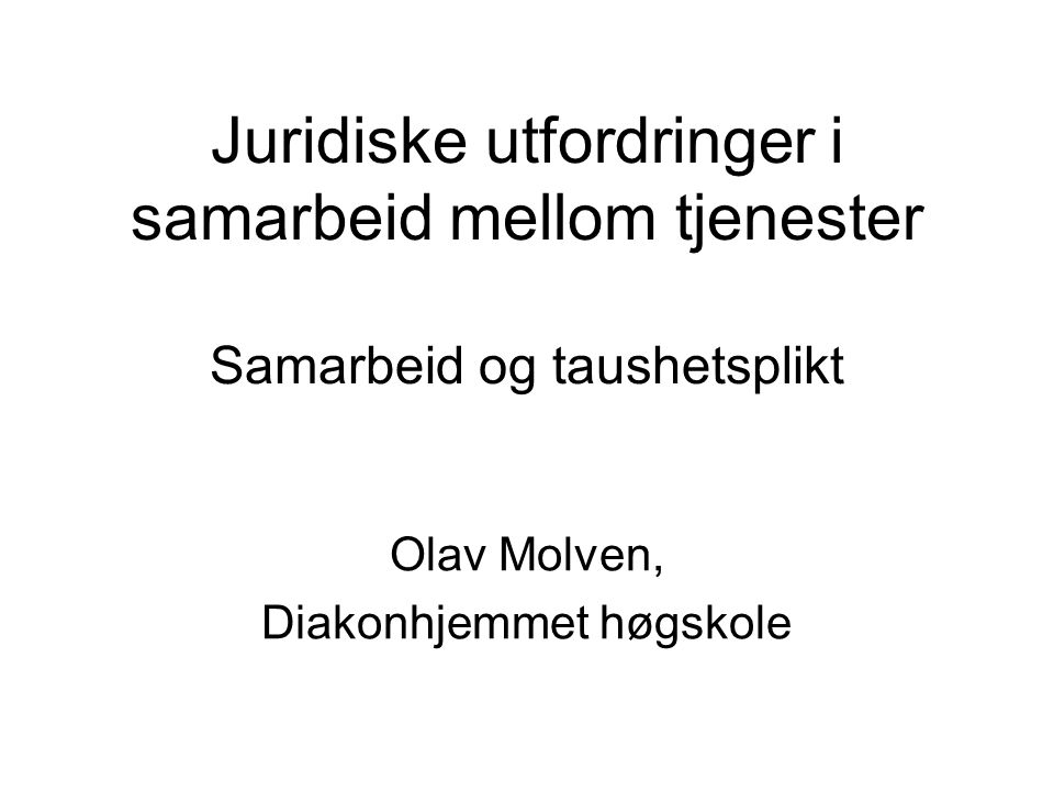 Olav Molven, Diakonhjemmet høgskole