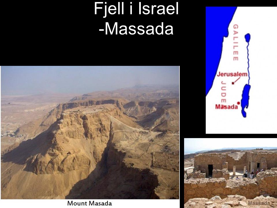 Fjell i Israel -Massada