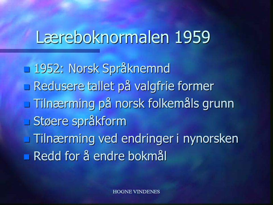 Læreboknormalen : Norsk Språknemnd