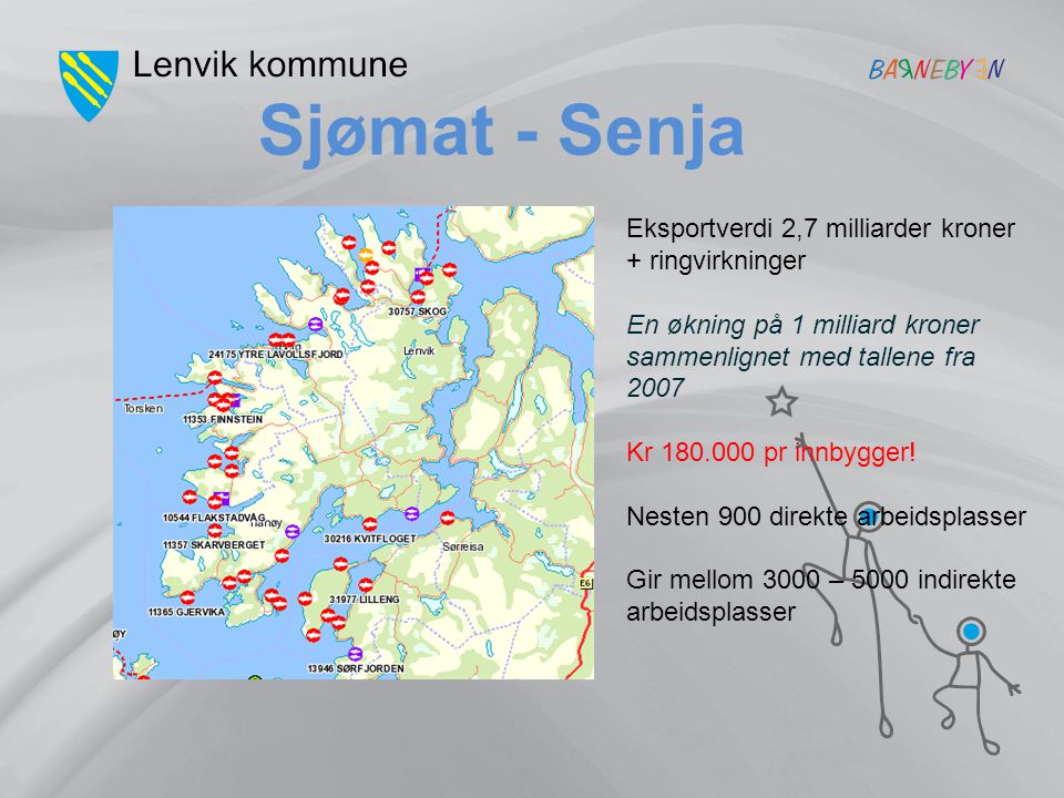 Sjømat - Senja Eksportverdi 2,7 milliarder kroner + ringvirkninger