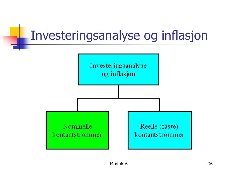 Investeringsanalyse og inflasjon