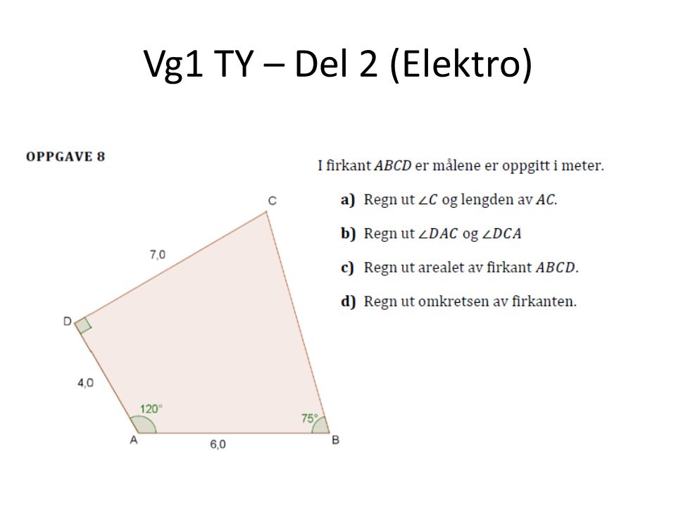 Vg1 TY – Del 2 (Elektro)