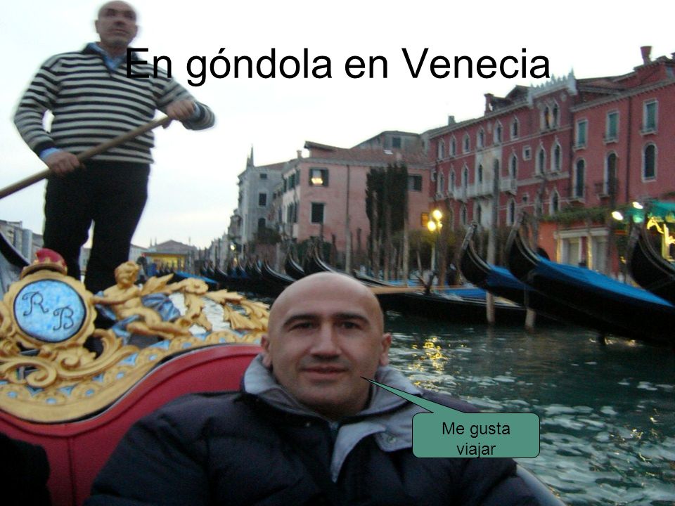 En góndola en Venecia Me gusta viajar
