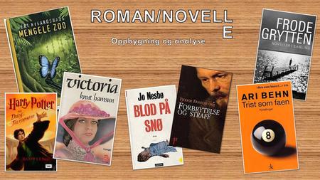 Roman/Novelle Oppbygning og analyse.