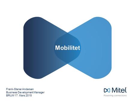 Mobilitet Frank-Stener Andersen Business Development Manager
