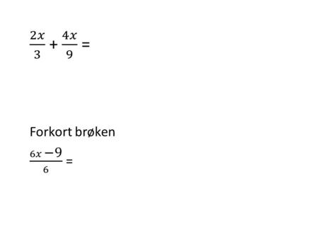 Kvadrat Kvadrattal Den første kvadratsetning (a + b) 2 (x + 3) 2 =