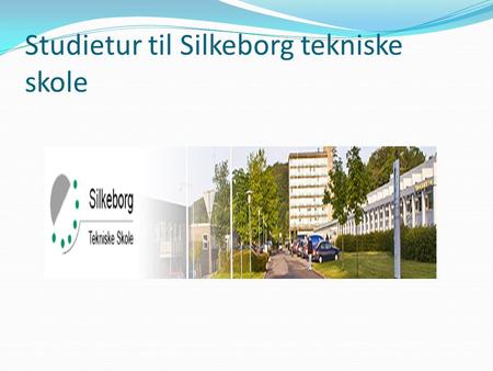 Studietur til Silkeborg tekniske skole. Alle kandidatene startet med en front fra en Toyota Yaris 2004 mod.