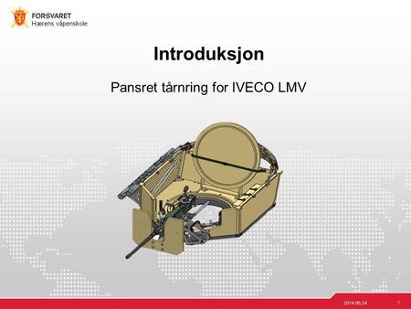 Pansret tårnring for IVECO LMV