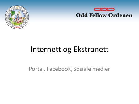 Internett og Ekstranett