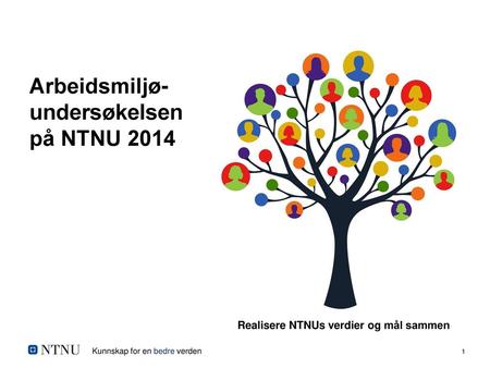 Arbeidsmiljø- undersøkelsen på NTNU 2014