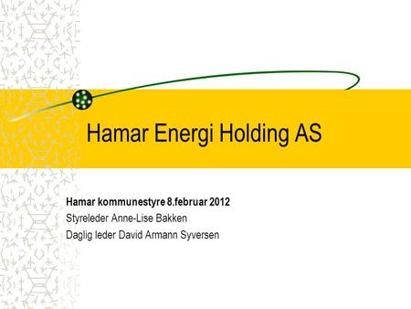Hamar Energi Holding AS