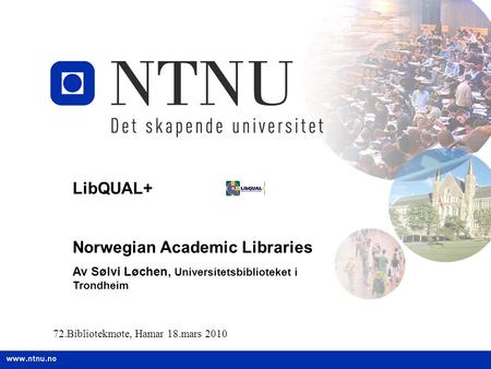 Norwegian Academic Libraries