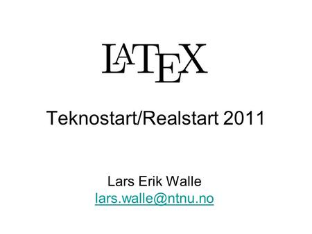 Teknostart/Realstart 2011