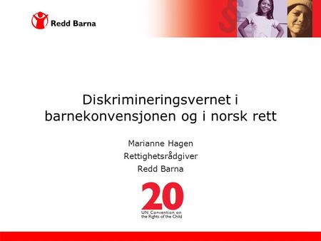 Diskrimineringsvernet i barnekonvensjonen og i norsk rett