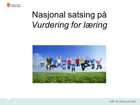 Nasjonal satsing på Vurdering for læring