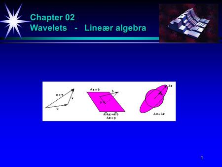 Chapter 02 Wavelets - Lineær algebra