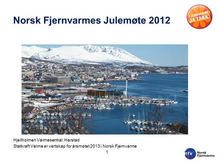 Norsk Fjernvarmes Julemøte 2012