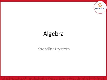 Algebra Koordinatsystem.