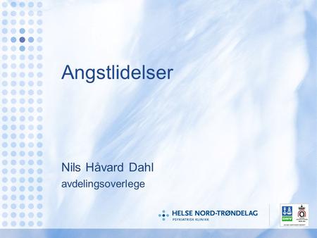 Nils Håvard Dahl avdelingsoverlege