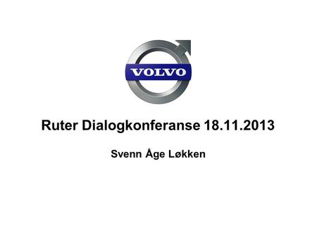 Ruter Dialogkonferanse Svenn Åge Løkken