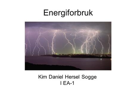 Kim Daniel Hersel Sogge I EA-1