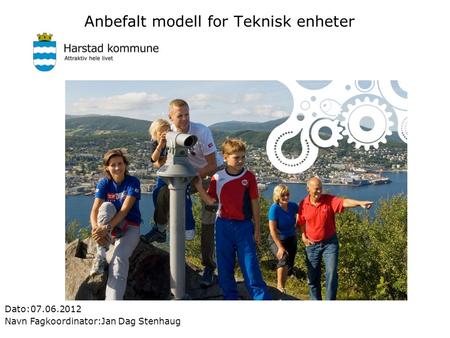 Anbefalt modell for Teknisk enheter Dato:07.06.2012 Navn Fagkoordinator:Jan Dag Stenhaug.