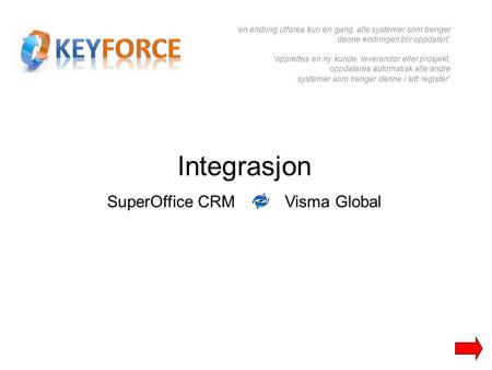 SuperOffice CRM Visma Global