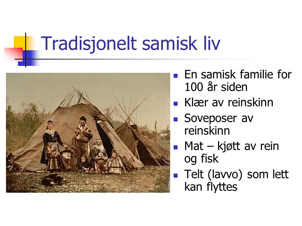 Tradisjonelt samisk liv