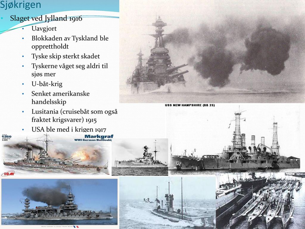 Sjøkrigen Slaget ved Jylland 1916 Uavgjort