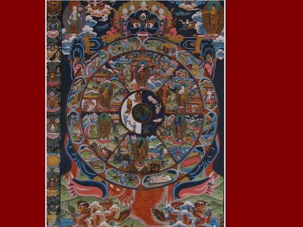 Livets hjul er et viktig symbol for buddhister