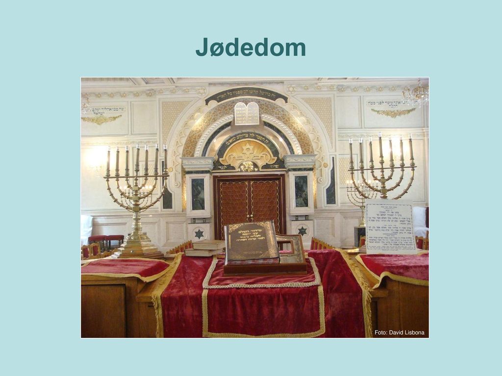 Jødedom Foto: I en synagoge. Foto: David Lisbona