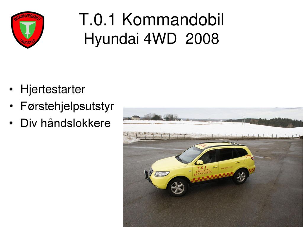 T.0.1 Kommandobil Hyundai 4WD 2008