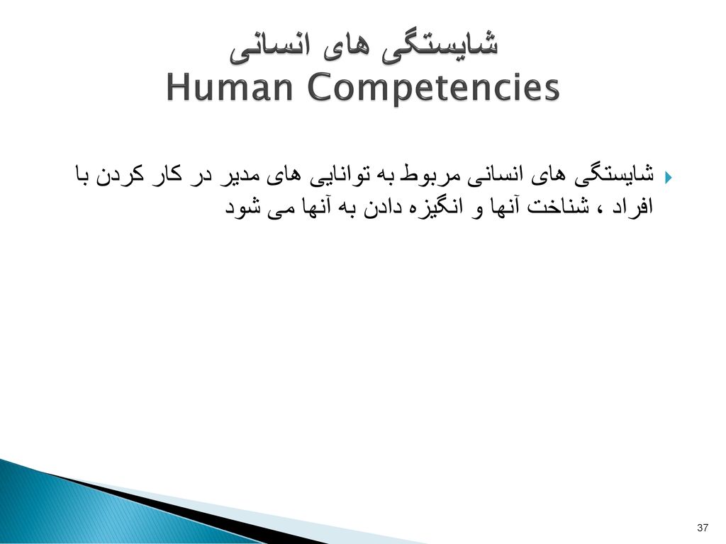 شایستگی های انسانی Human Competencies