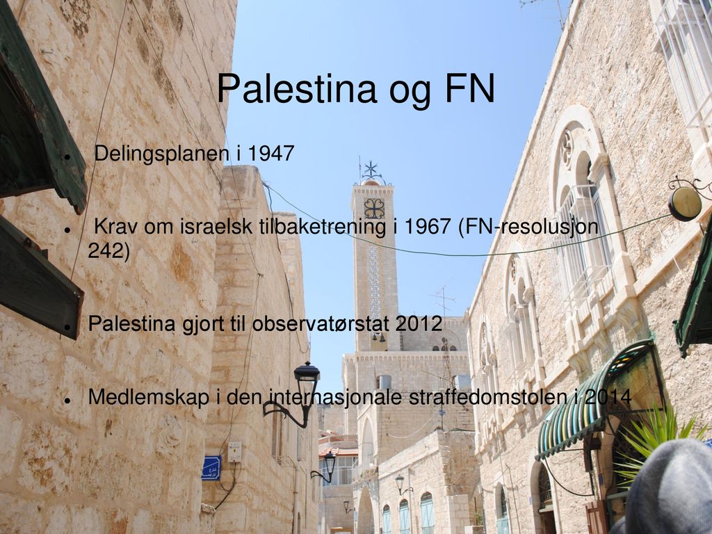 Palestina og FN Delingsplanen i 1947