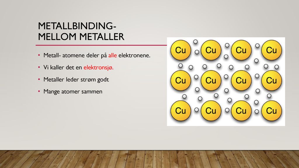 Metallbinding- Mellom metaller