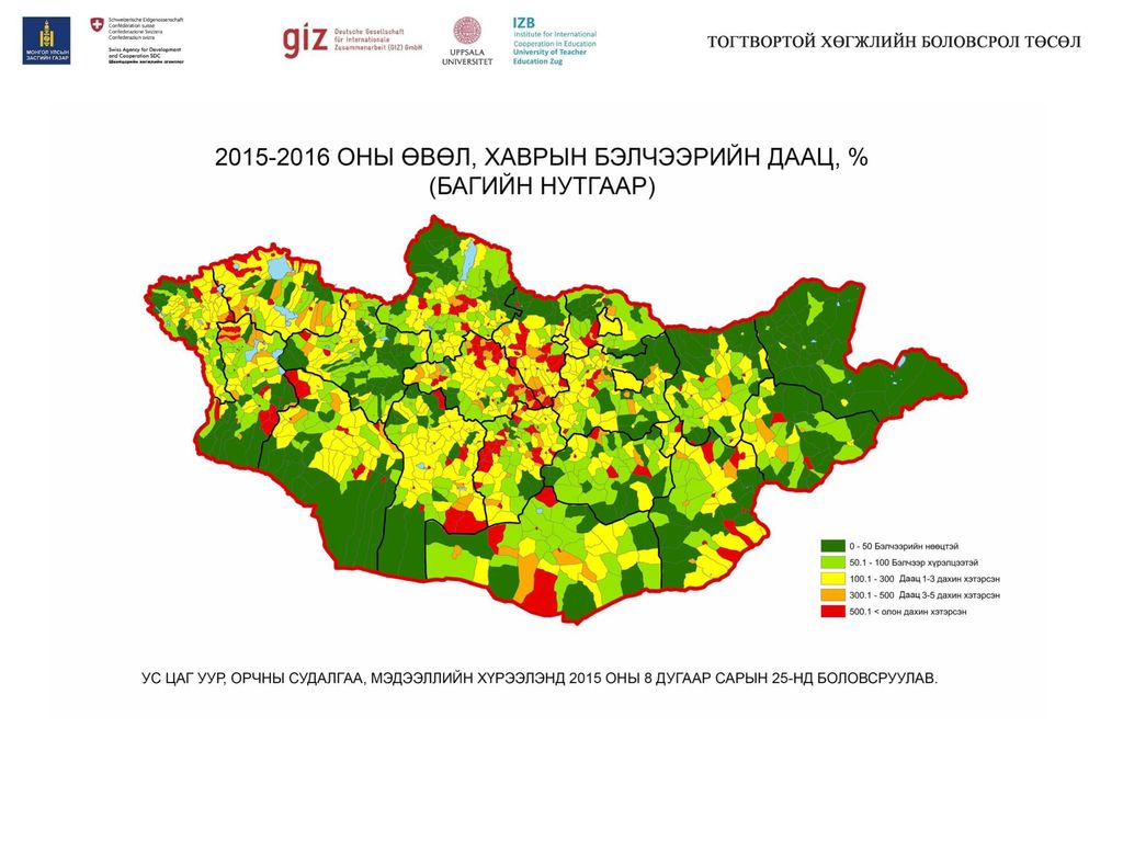 Бэлчээр, хадлангийн талбайн хэмжээ 2013 оны байдлаар 112