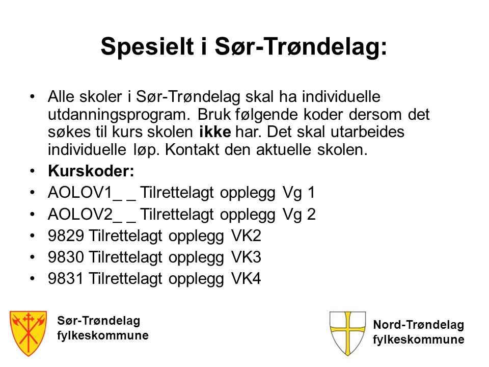 Spesielt i Sør-Trøndelag: